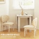 image 4 of HOMCOM Folding Dining Table Extendable Kitchen Table Drop Leaf Table for 2-4