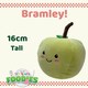 image 2 of Apple Soft Toy Food Themed Cute Plush Cuddly Yummy Soft Fluffy 16cm Green