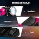 image 6 of HOMCOM 6V Electric Motorbike with Training Wheels, One-Button Start - Pink