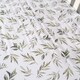 image 2 of Gilded Bird Fitted Cot/Cotbed Sheet Linen Leaves
