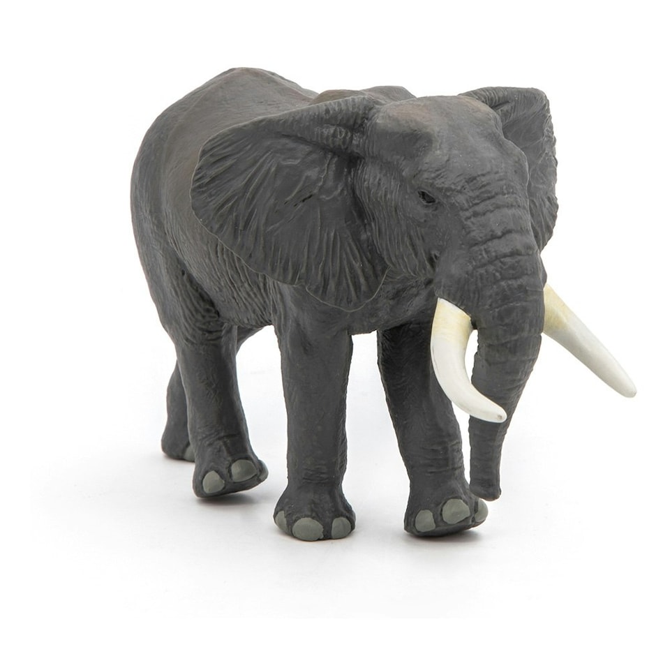 image 1 of PAPO Wild Animal Kingdom African Elephant Toy Figure