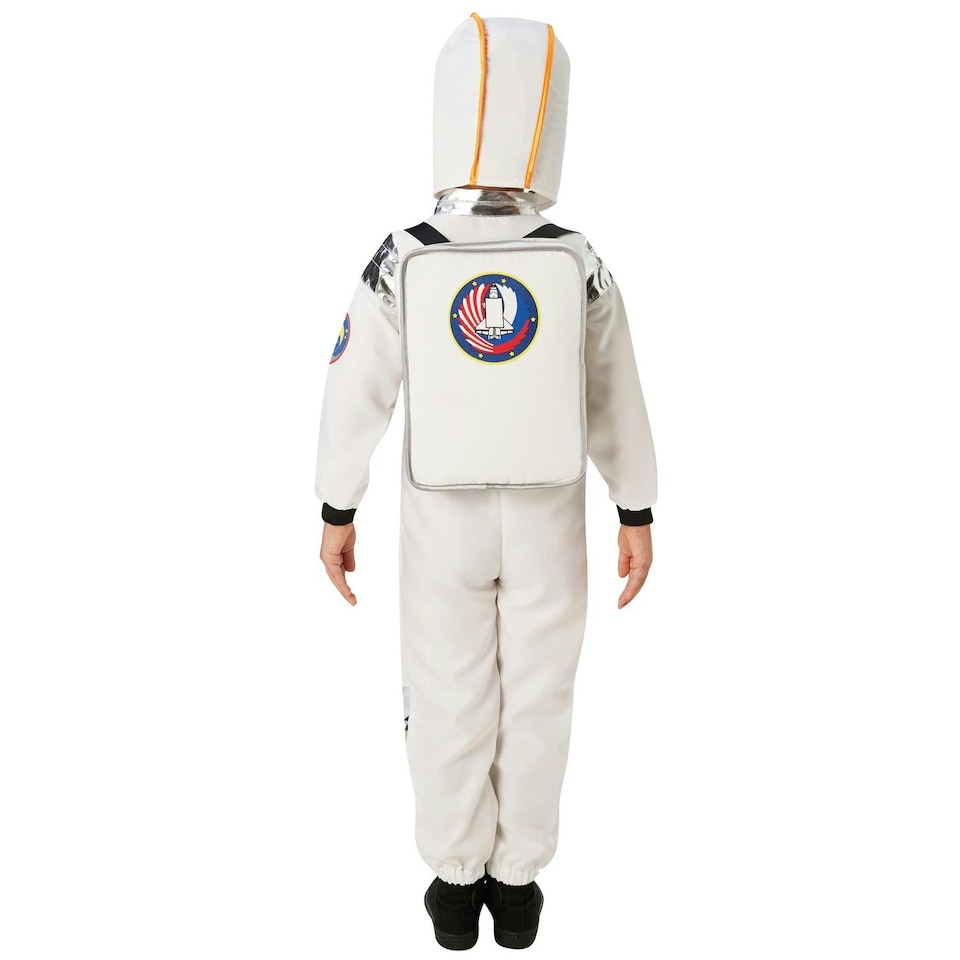 image 1 of Bristol Novelty Childrens/Kids Astronaut Costume Set - White/Black - 7-8 Years 7