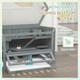 image 6 of PawHut 3 Tier Wooden Hamster Cage Gerbil Play Centre w/ Sliding Tray Ramps