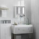 image 4 of kleankin Wall Mounted Mirror Cabinet W/ Double Mirror Doors & Adjustable Shelf