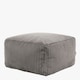 image 1 of icon Theo Beanbag Footstool Corduroy Charcoal Grey | Grey