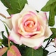image 2 of 50cm Artificial Pink Rose Plant