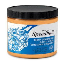Speedball Water-Soluble Block Ink, Copper, 8oz