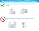 image 2 of Replacement Tubing for Philips AVENT Comfort Breastpumps (Pack of 2)