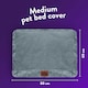 image 4 of Paws for Slumber Pet Bed Cover, Grey, Medium