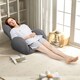 image 6 of COSTWAY Folding Floor Game Chair Adults Lazy Sofa Chair Grey