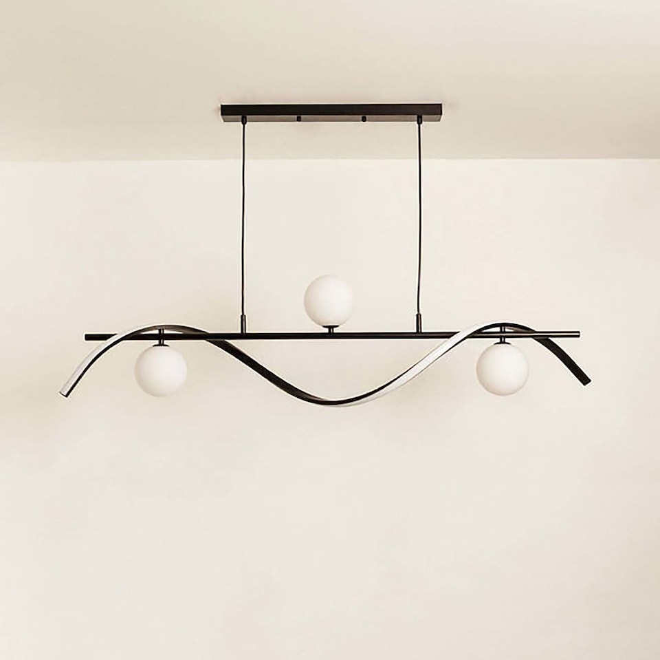image 1 of Chandeliers Pendant Lights Glass Ball Black