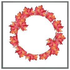Autumn reath (Picture Frame) Grey | XS
