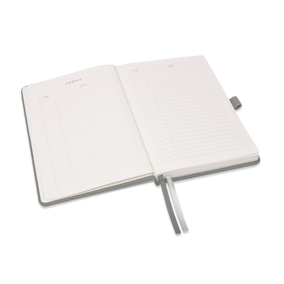 image 1 of Notes London A5 Italian Styled Moretti Notebook Light Grey