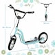 image 7 of HOMCOM Kids Stunt Scooter, Teen Push Scooter with 12" Rubber Wheels, Adjustable Handlebar Height, Dual Brakes, for 5+ Years Old 