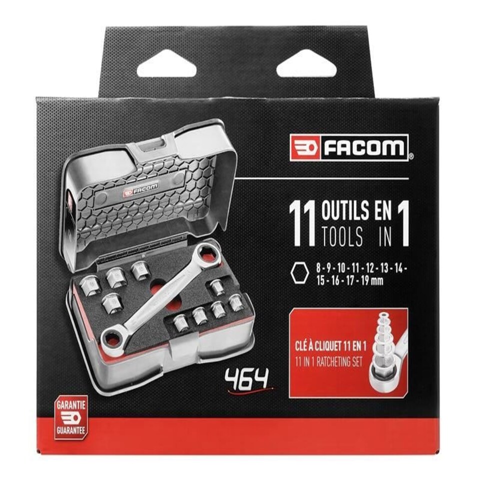 image 1 of Facom - 11-in-1 Ratcheting Wrench