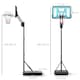image 3 of SPORTNOW Fully Adjustable Basketball Hoop Outdoor, 146-236cm