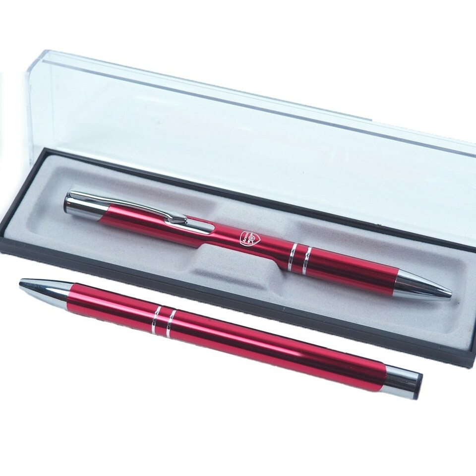 image 1 of Arsenal FC Crest Pen - Red/Silver - One Size
