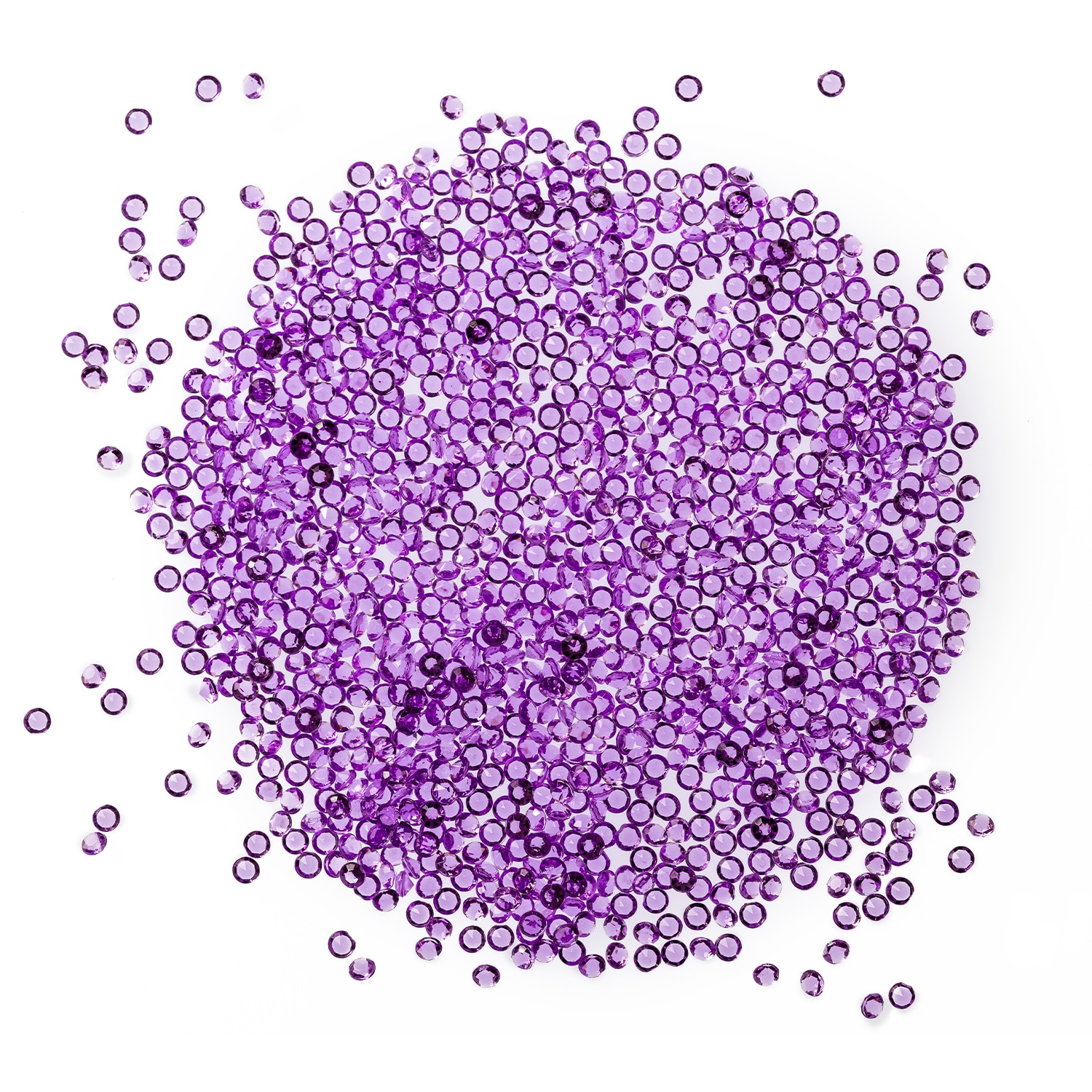 Neel Blue Acrylic Rhinestone Table Confetti, Table Scatters - 4000pcs in Lavender