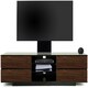 image 8 of Centurion Supports AVITUS Gloss Black with 4-Walnut Drawers for up to 65" LED/LCD/Plasma TV Stand with Mounting Arm Black