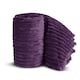 image 1 of Velosso Chunky Cord Super Soft Plush Heavy Blanket - 150cm x 200cm | Purple