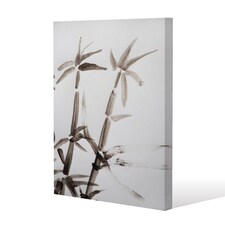 Japanese painting of bamboo (Canvas Print) / 127 x 101 x 4cm | Multi