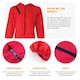 image 2 of Bank Robber Costume, Mask & Gloves | Red | M