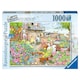 image 1 of Ravensburger Cosy Café Collection No 1 Beach Garden Café 1000 Piece Puzzle