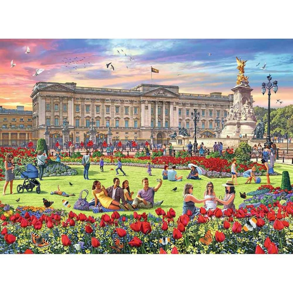 image 1 of Ravensburger Happy Days No.5 Royal Residences 4 x 500 Piece