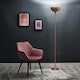 image 1 of ValueLights Forseti Brushed Copper Floor Lamp and LED Bulb