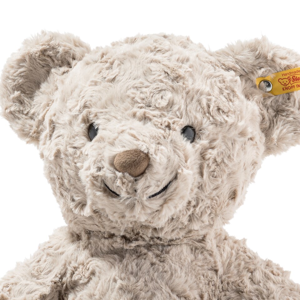 image 1 of Steiff Large Honey Teddy Bear, Soft Toy, Grey, 38cm