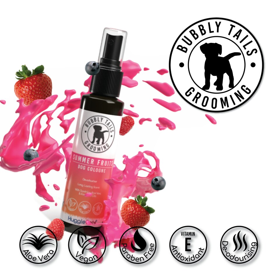 image 1 of HugglePets Bubbly Tails Dog Cologne - Summer Fruits