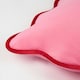 image 4 of OHS 4 x Matte Velvet Scallop Edge Filled Cushions, 45x45cm - Pink/Red | Multi | Pink and Red | 45 x 45cm | 4