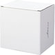 image 2 of Avenue Hearth Ceramic Mug With Wood Lid/Coaster - Solid Black/White - 10.4 x 7.5 cm