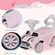 image 6 of AIYAPLAY Ride On Car Foot To Floor Sliding Car w/ Air Horn - Pink