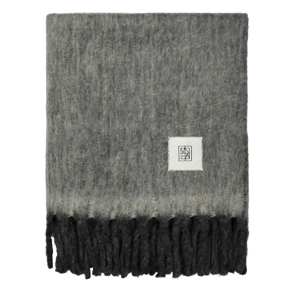 image 1 of Vinga Saletto Wool Blend Blanket - Grey - One Size Grey