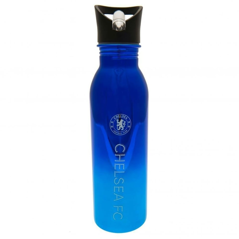 image 1 of Chelsea FC Metallic Sports Bottle - Blue - One Size