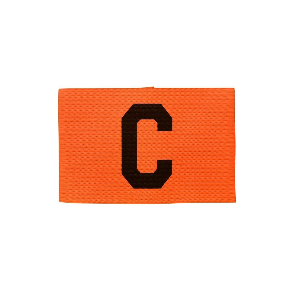 image 1 of Precision Childrens/Kids Big C Captains Armband - Fluorescent Orange - One Size
