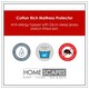 image 2 of Homescapes Quilted Mattress Protector