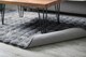 image 2 of Deluxe Fur Rug in Charcoal, 80cm x 150cm | Grey