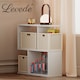 image 9 of Levede 20cm Slide Table for Living Room Sofa End Narrow Space 3 Tier Storage | White | White