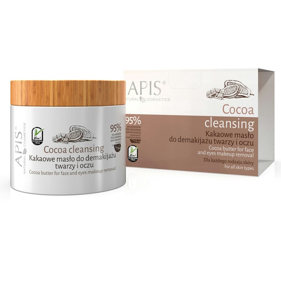 image 1 of Apis Cleansing Cocoa Butter for Face and Eyes Makeup Removal 40g