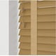 image 2 of 210cm Sahara Oak Faux Wood Venetian Blinds with Tapes (120cm Drop) | Brown | Brown