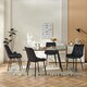 image 4 of SONARA Modern Set of 4 Velvet Dining Chairs with Ergonomic Upholstered Seat