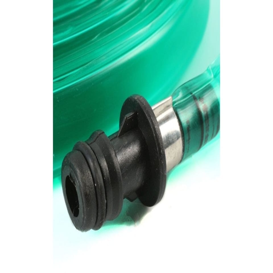 image 1 of 15M Flexible Flat Hose Pipe Garden Sprinkler Soaker Hose Garden Hose Pipe for Lawn Agricultural Irrigation System Backyard Plants Green