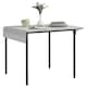 image 1 of HOMCOM Folding Dining Table, Drop Leaf Table for 2-4 People, Grey