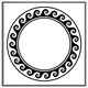 image 4 of Decorative egyptian (Picture Frame) White | XS