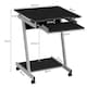 image 3 of Yaheetech Z-Shaped Computer Desk | Black