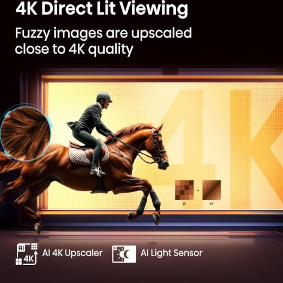 image 1 of Hisense 55A7QTUK 55inch 4K UHD QLED SMART TV WiFi Dolby Atmos