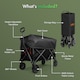 image 7 of VonHaus 120L Festival Cart on Wheels