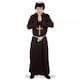 image 1 of Medieval Monk Costume With Wig | Brown | XL